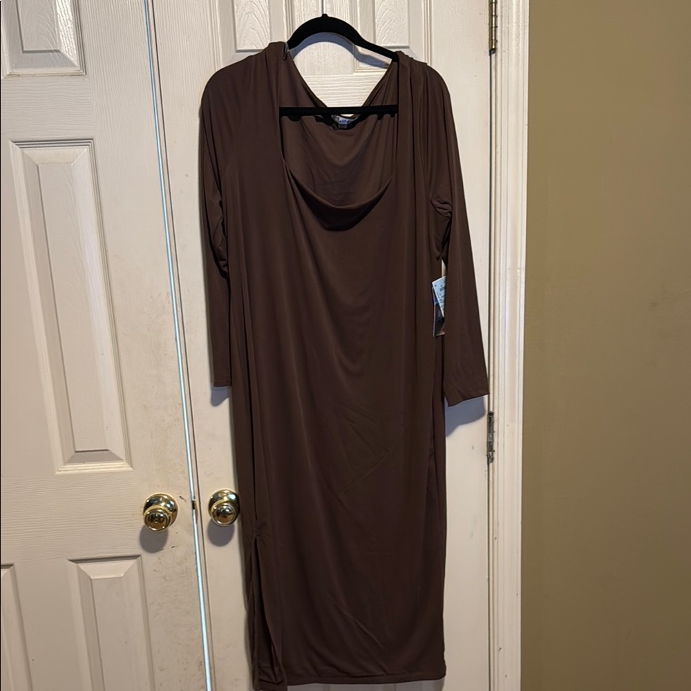 Elegant Brown Dress